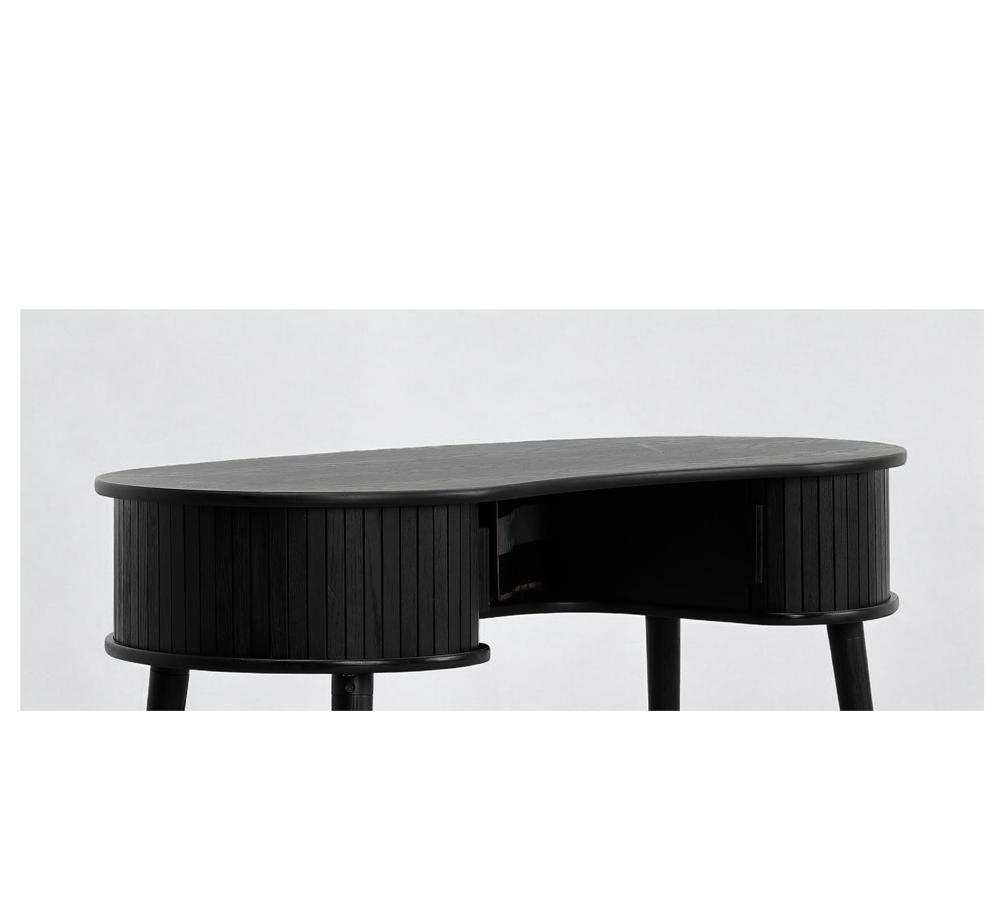 Amazon.com: NTC Ripple Desk, Modern Wooden Writing Desk with Two