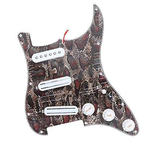 Micros précâblé Dual Rail Humbucker Pickup Single Bobine PickGuard Prétouréguré Chargement Chargé pour La Guitare… - Les Beatles, Paul McCartney, John Lennon, RIngo Starr, George Harrison Micros précâblé Dual Rail Humbucker Pickup Single Bobine PickGuard Prétouréguré Chargement Chargé pour La Guitare… – Image 6