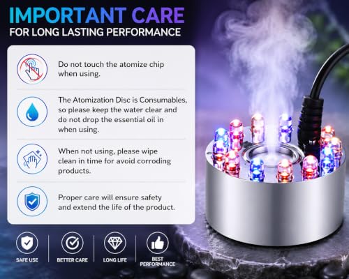 MCM Products Mist Maker Fog Machine with 12 LED Lights - Image 7