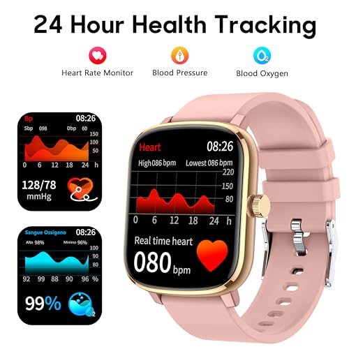 Popglory Smart Watch for Women Men Kids 1.69" Smartwatch - Image 3