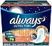 Always Ultra Overnight With Wings, Unscented Thin Pads 76 Count