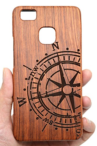 PhantomSky Cassa di Legno di Huawei P9 Lite