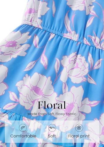 Image of PRETTYGARDEN Womens Summer Floral Beach Dresses