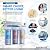 Max Water 3 Stage Tannins/Nitrate Reduction (Good for Underground Water) 10 inch Standard Water Filtration System Whole House - Sediment + Anion + CTO Post Carbon - ¾ Inlet/Outlet - Model : WH-SC3