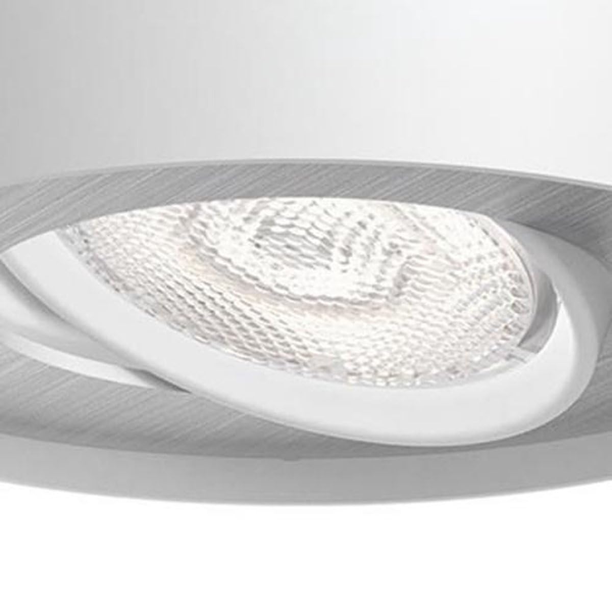 Philips myLiving Phase - Foco LED, iluminación interior, 1 luz, cepillado, luz blanca cálida, IP20, color blanco