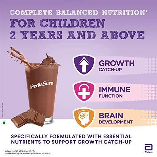 Pediasure-Health-Nutrition-Drink-Powder-400g-Premium-Chocolate-Flavour-Complete-Balanced-Nutrition-for-Kids-Growth-Supports-Weight-Height-Gain-Immune-Function-Brain-Development-Refill-pack