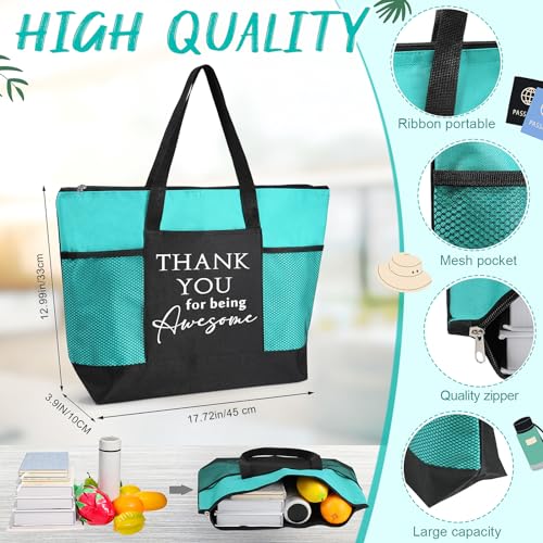 Image of Paterr 10 /20 /30 Pcs Thank You Tote Bags Bulk for Women Appreciation Gift for Employee Teachers Coworker Cna Nurse Staff