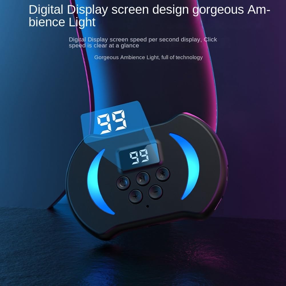ÉCran de Portable Clicker Automatique Connexion RéGlable Simulation Physique Finger Click Device Screen Auto Clicker-A