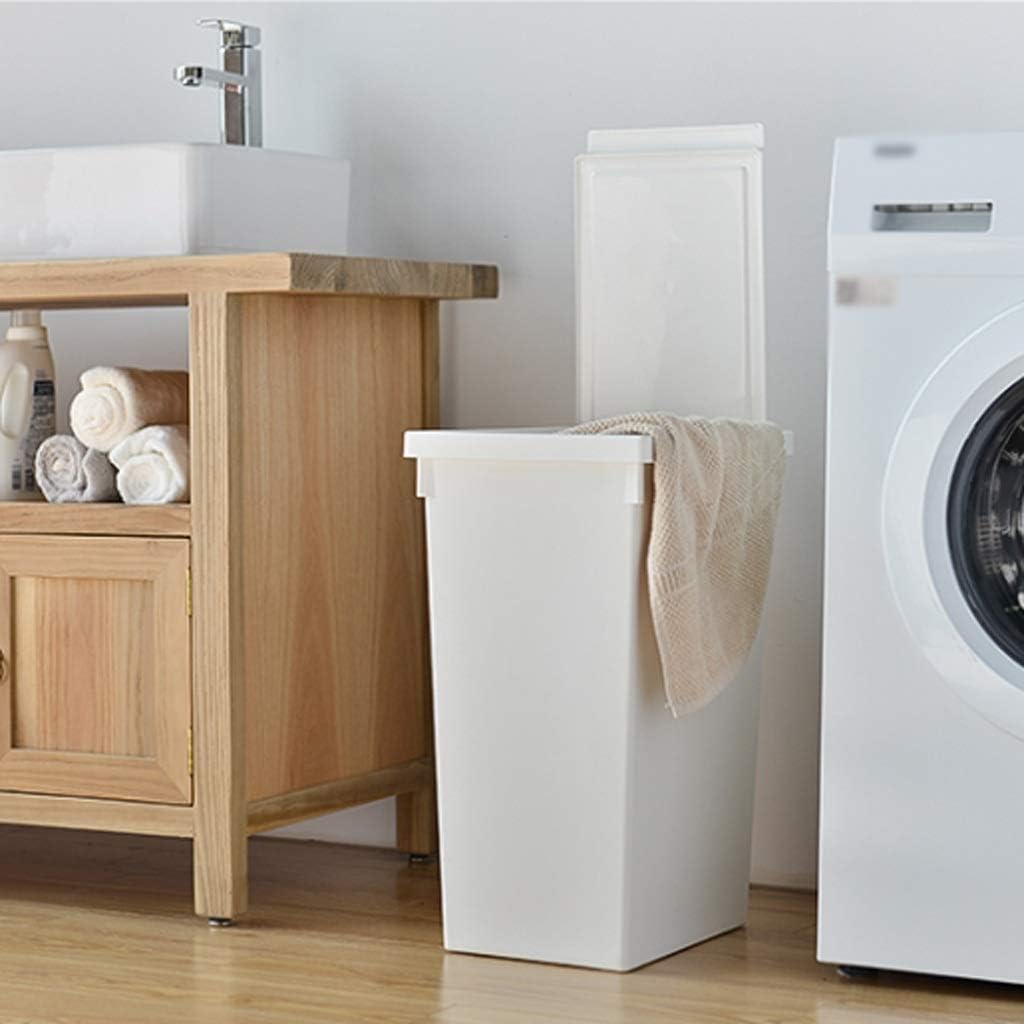 Dirty Clothes Basket Storage Basket Put Toy, Plastic Laundry Basket Hamper Storage Box Storage Bucket with Lid