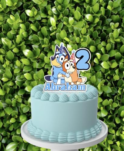 Bluey Personalized Cake Topper