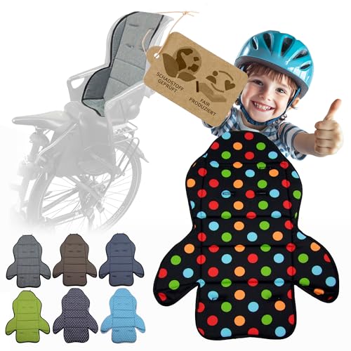 BAMBINIWELT Ersatzbezug Sitzkissen Bezug Auflage für Fahrradsitz...