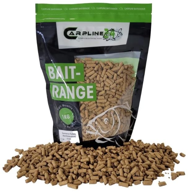 Gammarus Bachflohkrebse Pellets - 5 Kg - 6 mm - Baits zum Anfüttern & Angeln von Karpfen, Futterpellets als Angelköder