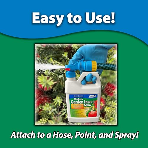 Image of Monterey - Spinosad Insecticide Bundled with Measuring Spoon - Organic Gardening Spinosad Garden Insect Spray Concentrate for Control Insects