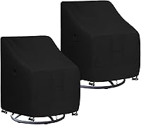 Vista 12 de Easy-Going Funda para Silla de Respaldo Alto para Exteriores Resistente a Rayos UV Funda para Silla de Patio Impermeable Funda para Muebles