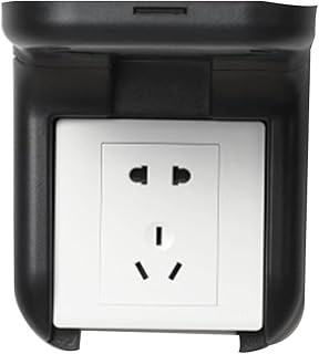 Switch Socket Speaker Stand Wall Mount Outlet Shelf Charging Shelf Easy Installation for Intelligent little speaker Bearing Weight 2kg/4.4lbs (Color : White) (Black)