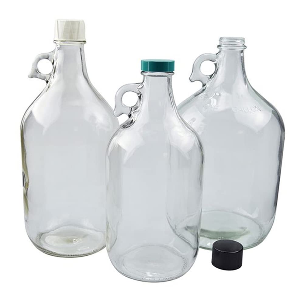 Qorpak GLA-00838 Clear Jug with 38-400 Neck Finish, 128 oz (Pack of 4)