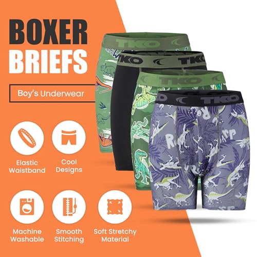 TKO Boys Underwear 4 Pack, Boys Boxer Briefs, Underwear Boy Pack, Boys Boxers, Boys Underwear Boxer Briefs2