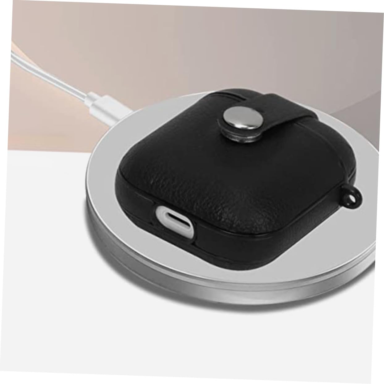 HOMSFOU 5piezas Estuche Protector De Auriculares Inalámbricos PU Resistente Al Desgaste Compatible Ligero y Compacto para Llevar Bolsos o Mochilas
