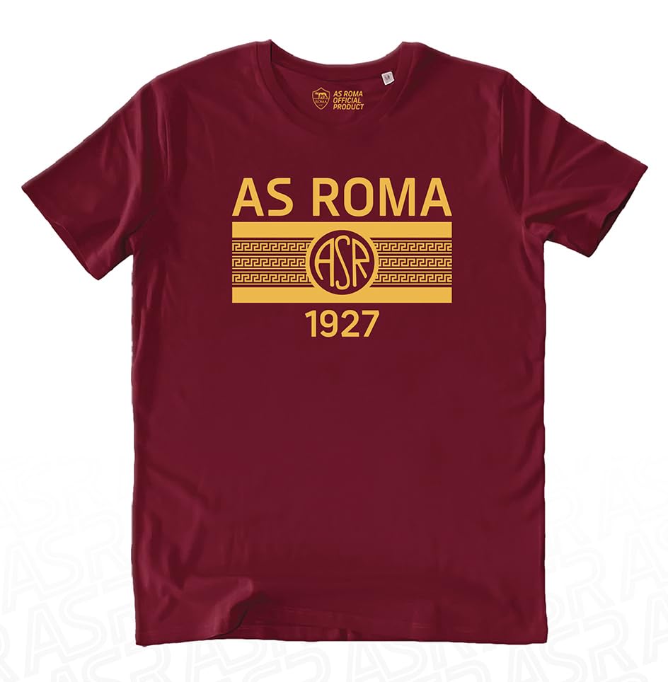 prodotto ufficiale AS Roma 1927 Ornamental- AS Roma Tee Man, Bordeaux, M
