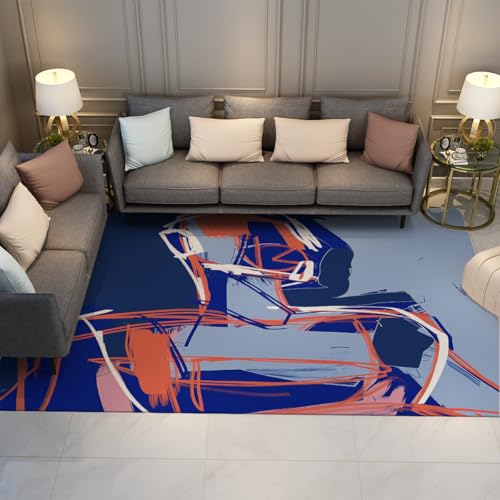 Tapis de sol géométrique pour décoration intérieure de chambre moderne - 2