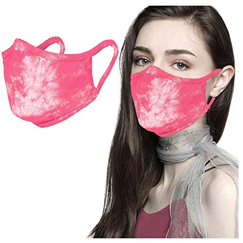 Preisvergleich Produktbild Gesichtsschutzschild,Mundschutz,Atems... Mundschutz Mund und Nasenschutz,Mehrweg Atmungsaktiv Stoffmasken Halstuch Bandana Tuch,1PC Paar Tie-Dye / Schlangenhaut-Druck kann gewaschen Werden! (E)