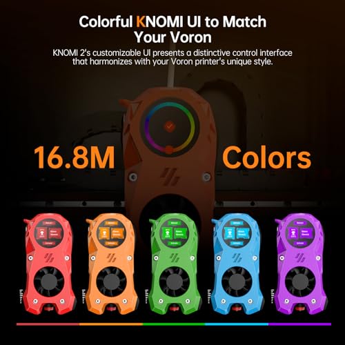 KNOMI 2 écran tactile 3,3 cm pour résoudre le câblage complexe sur Voron - 6