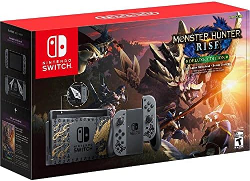 Nintendo Switch Monster Hunter Rise Deluxe Edition System - Switch