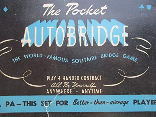 Pocket Autobridge The World Famous Solitaire Bridge Game Play 4