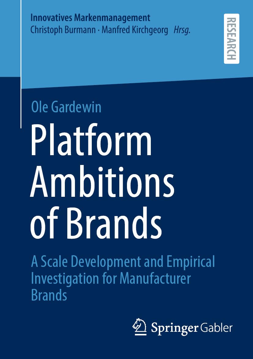 Platform Ambitions of Brands Livre de Management en Anglais Modèle Allemand Broché