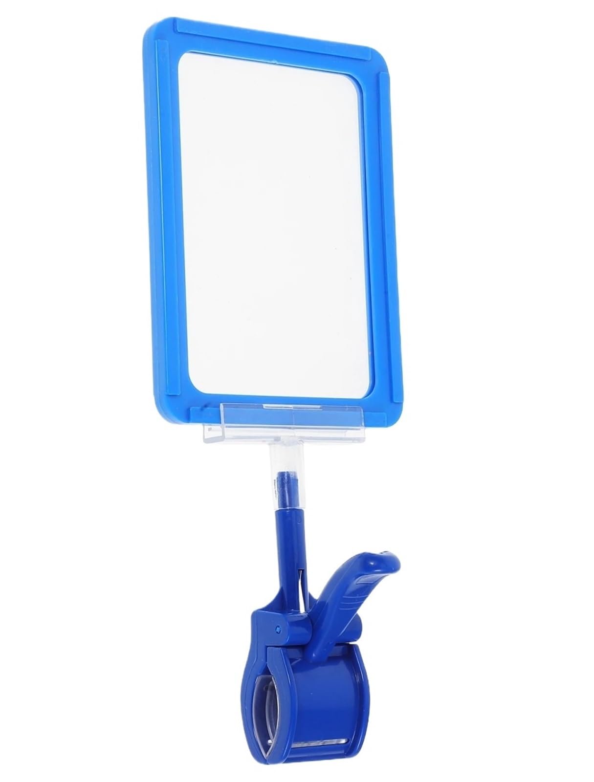 bogniga clip on sign holder 10/20pcs Double Sided Price Tag Sign Holder Retail Strong Clamping Port Display Clips Malls Supermarkets Clothing Stores(Red,20pcs)