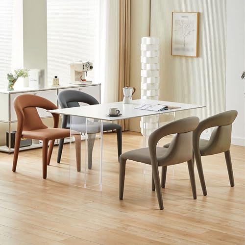 Chaises de cuisine orange pour un salon confortable et convivial - 7
