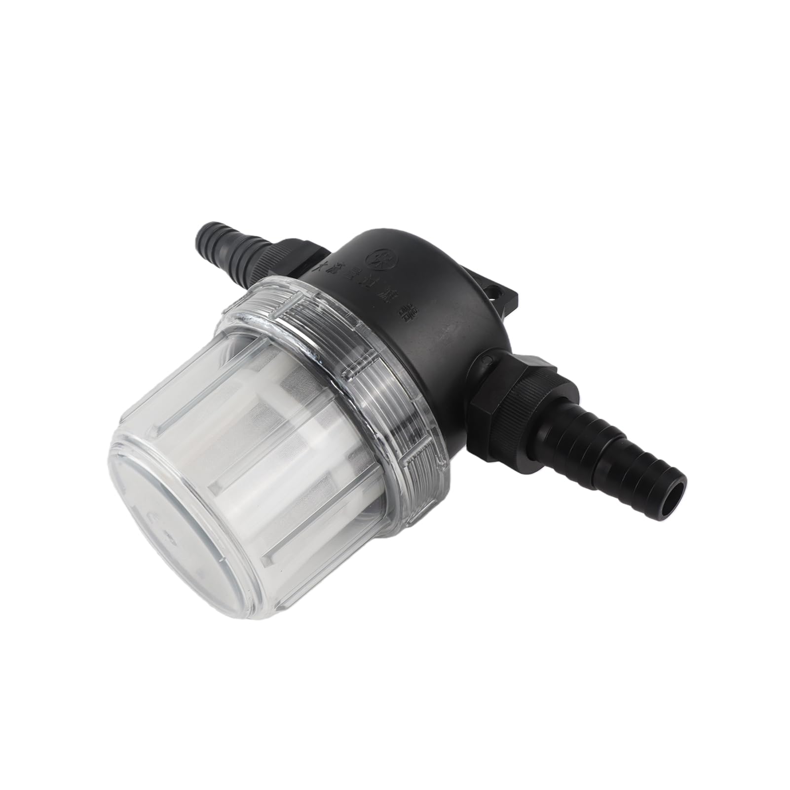 Acouto Filtre de Crépine en Transparent pour Pompe à Eau, Installation en Ligne, Compatible avec Bateaux Marins et Systèmes d'Irrigation