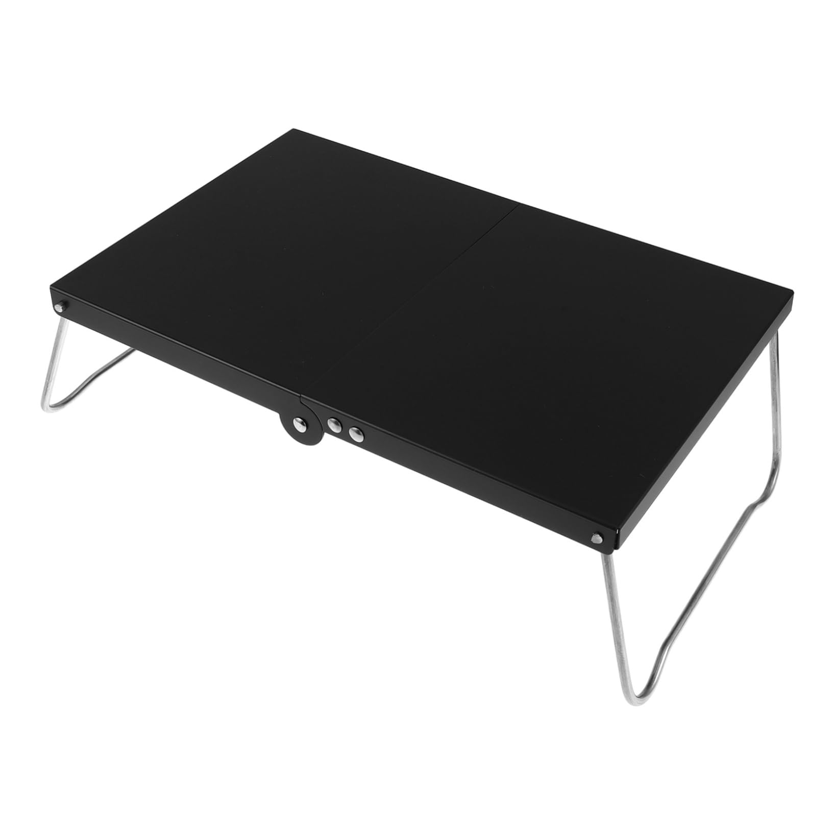 Milisten Lightweight Portable Folding Camping Table Compact Aluminum Picnic Desk for Outdoor Activities Hiking Beach BBQ for Backpacking and Picnics
