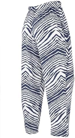 Zubaz NFL Men's Classic Zebra Print Left Hip Team Logo Pant, Dallas Cowboys 24, X-Large - Image 2