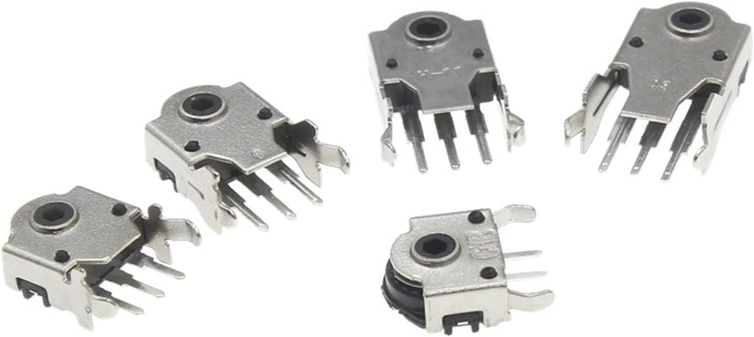 QRUYHBAJU 1000Pcs Mouse Encoder 5mm 7MM 9MM 11Mm 13Mm Rolling Switch Roller Encoder Mouse Navigation Mouse Connector(1000pcs 9mm)