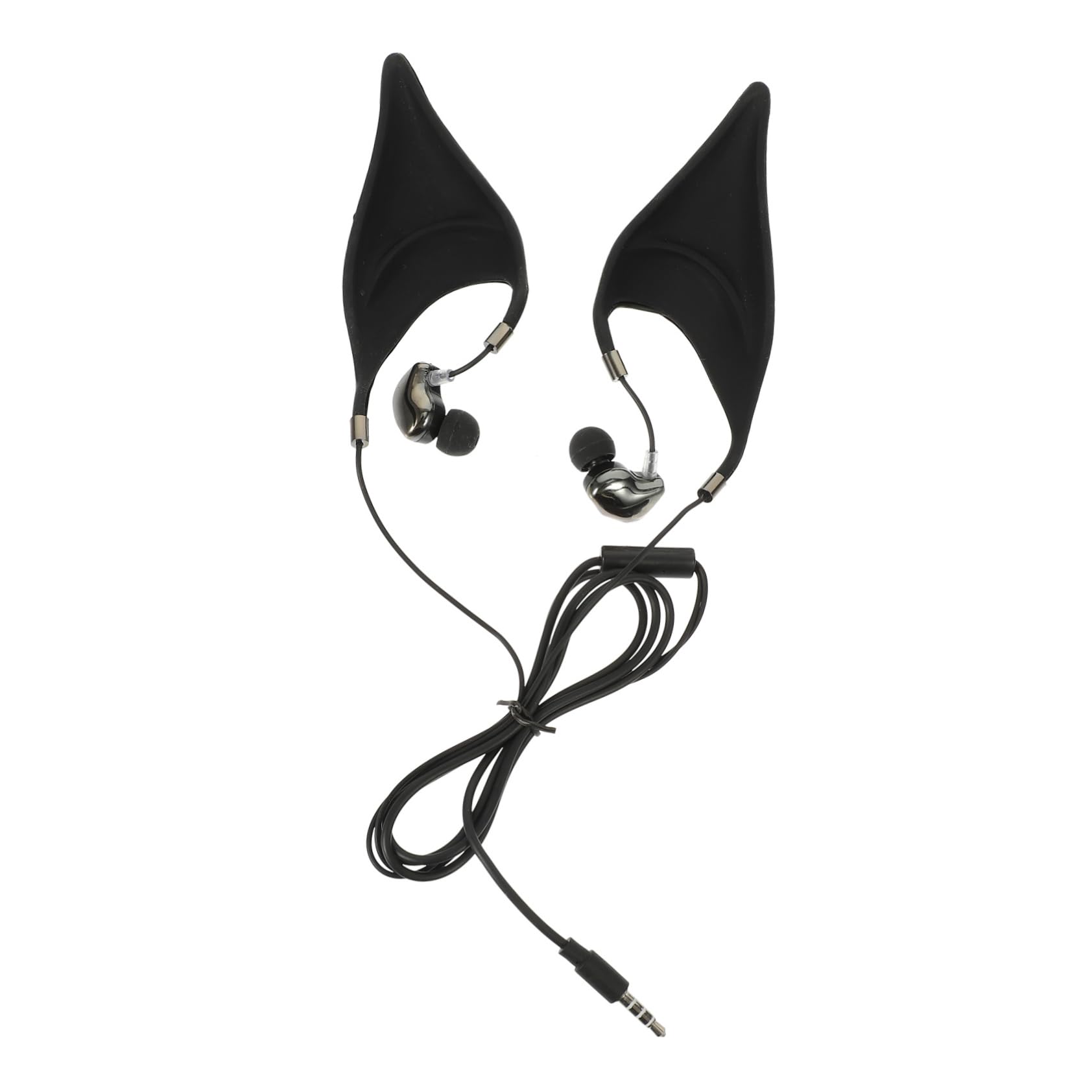 DOITOOL Ear Elf Earphone for Phone Tablet with Built in Mic Wired Stereo Headset for Deep Bass Comfortable