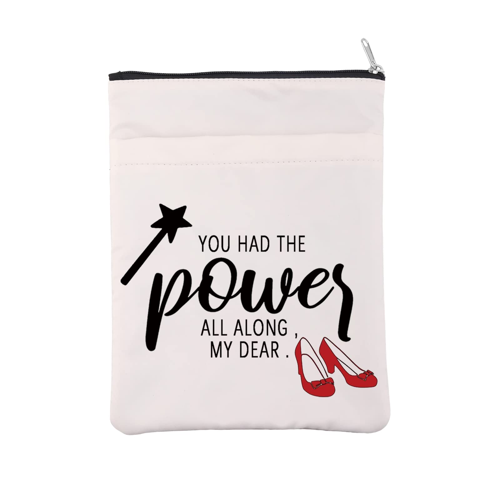 TV Show Inspired Book Sleeve Good Witch Quote Book Cover Ruby Book Lovers Gift You Had The Power All Along My Dear Fairytale Gift (Had The Power BS)