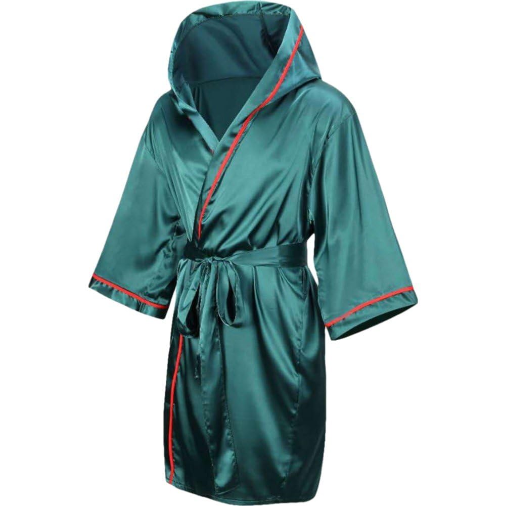 De Boxeo con Capucha De Seda Satinada para Artes Marciales Kickboxing, De Entrenamiento para Competición, Uniforme De Muay Thai MMA para Hombres Y Mujeres