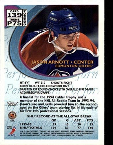 Miniatura 2 de 1995-96 Finest #139 Jason Arnott B NHL Hockey Trading Card