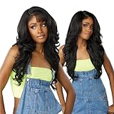 Sensationnel Butta Lace 90Sbangs Wigs - Unit 903 Glueless Wide Deep Part Synthetic Preplucked Hairline (BALAYAGECHOCOLATE)