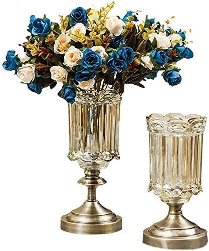 Vase en verre de style fleur pour sublimer la décoration de votre table de salon