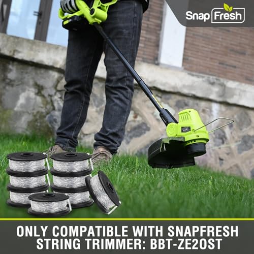 SnapFresh 8 Packs Weed Eater String, 13 Ft 0.065" Trimmer Line Replacement Spools, Automative Feed String Trimmer Line, Only String Trimmer BBT-ZE2OST - Thumbnail 5