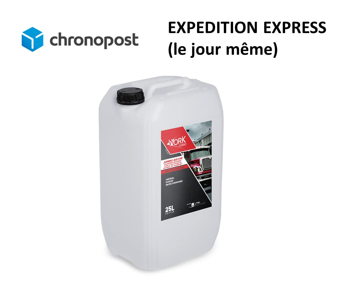 Workjumbo - Shampoing alcalin bache pour camion Pro - Bidon 25L
