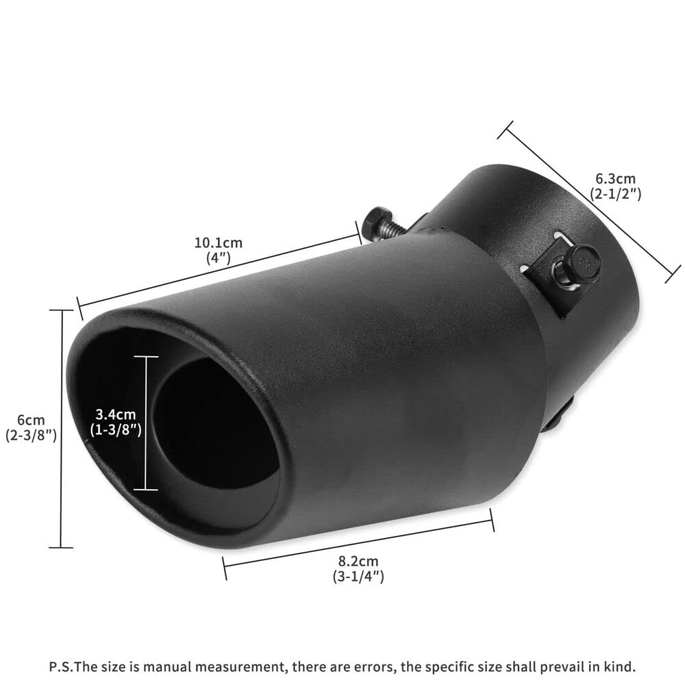 Car Exhaust Muffler Pipe Pasuje do Toyota Yaris 2004-2021 tylny tłumik rury wydechowej samochodu ze stali nierdzewnej Tłumik Samochodowy(A)