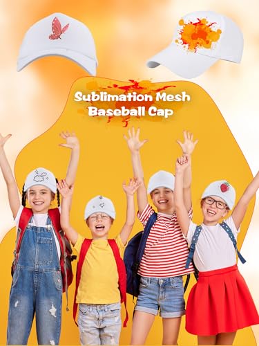 12 Pcs Kids Baseball Caps Cotton Baseball Hats Adjustable Blank Baseball Hat Plain Summer Ball Cap for Child Boys Girls4