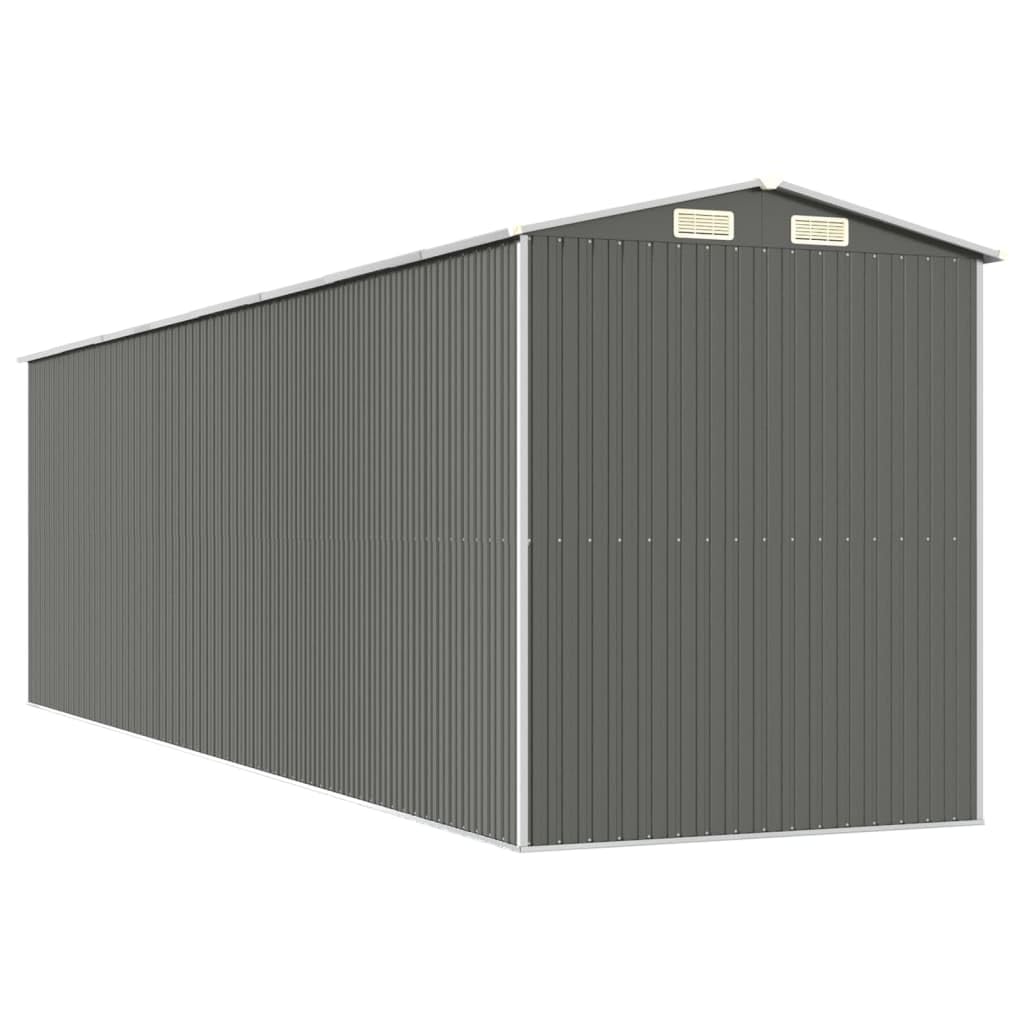 Générique Abri de Jardin Gris Clair 192x689x223 cm Acier galvanisé,Maison & Jardin,Pelouses & Jardins,Vie en extérieur,Structures extérieures,Cabanes & abris de Jardin,3147444