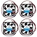 WINSINN 50mm Fan 24V Dual Ball Bearing Brushless 5015 50x15mm - High Speed (Pack of 4Pcs)
