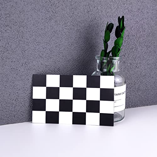 Image of JBCD Checkered Black and White Racing Flag Magnet Decal - for Car Truck SUV, 3 Pack, 3x5 Inches