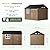 Breezz 8X10FT Outdoor Steel Storage Shed with Clear Window, Lockable Doors, Weather-Resistant Metal Tool Shed for Garden, Backyard, Patio, and Utility Storage.Brown