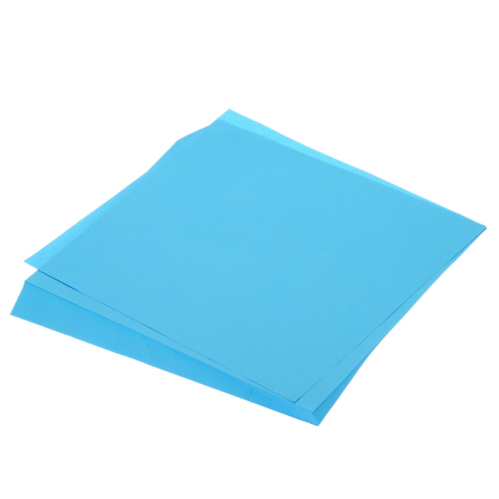 MECCANIXITY 100 Sheet Origami Paper Double Sided Aquamarine Blue 10x10 Inch Square Sheet for Art Craft Project, Beginners, Gifts Decor